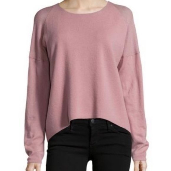 Helmut Lang Drop Shoulder Blush Pink 100% Wool Sweater - Picture 8 of 9
